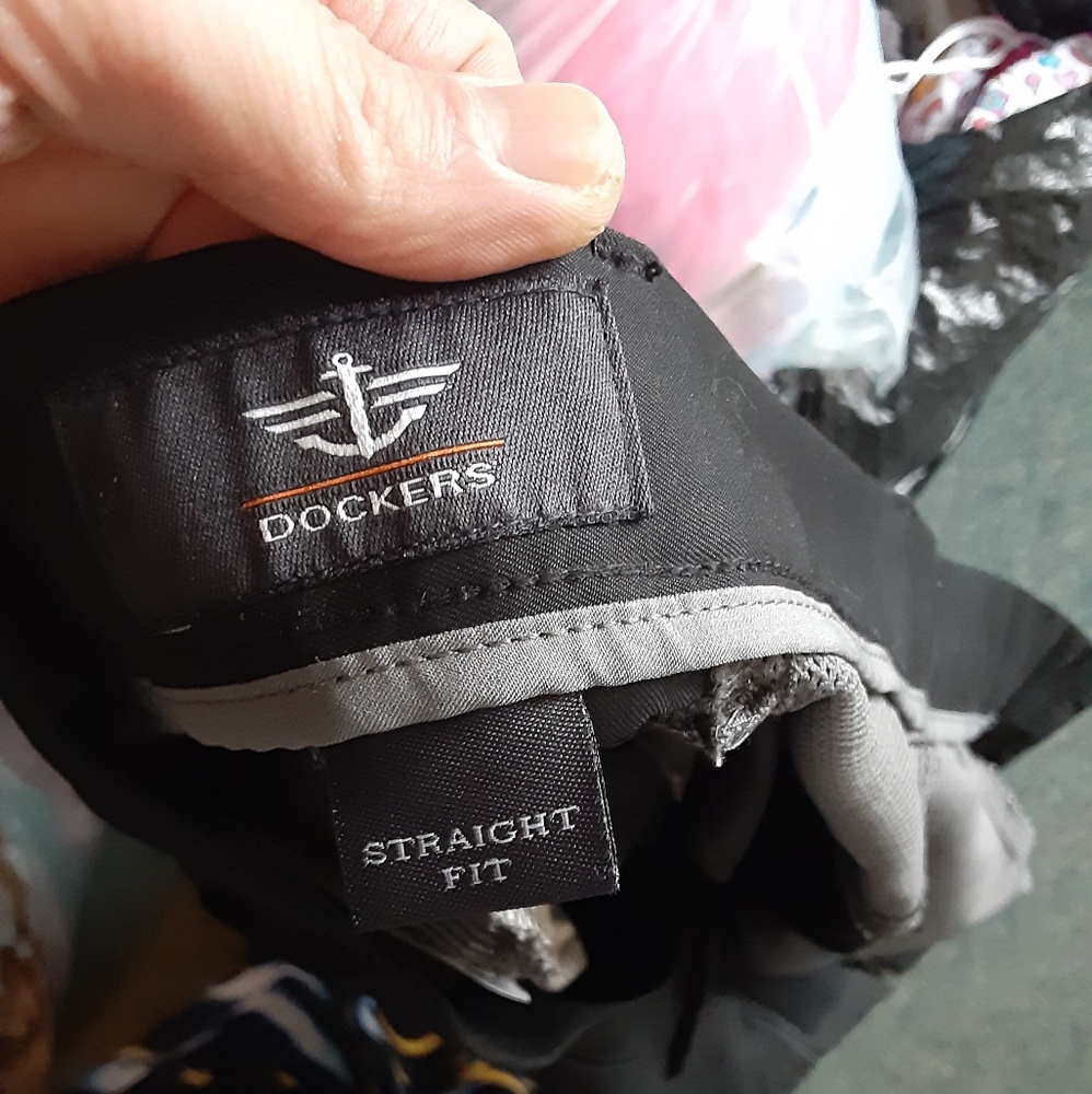 Mens black dress pants